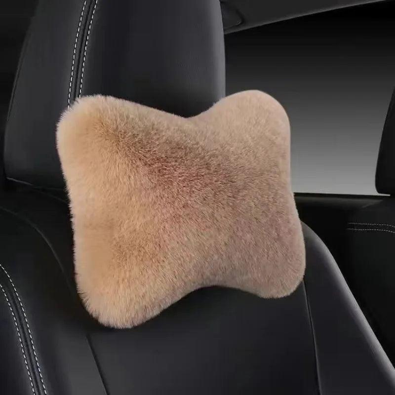 Ergonomic Car Headrest Lumbar Pillow – Plush Neck Support - image 6