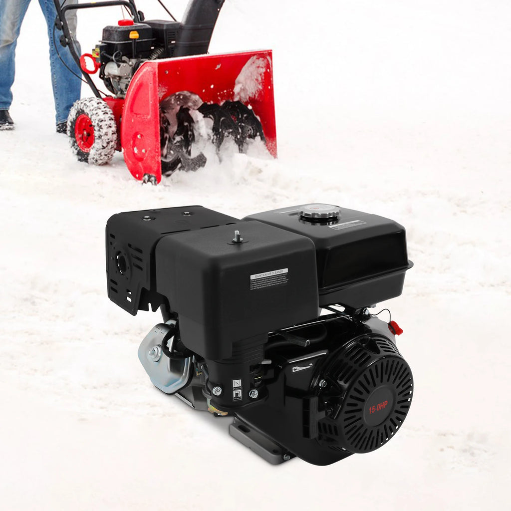 420cc 15HP Gas Engine, 4-Stroke OHV, Pull Start