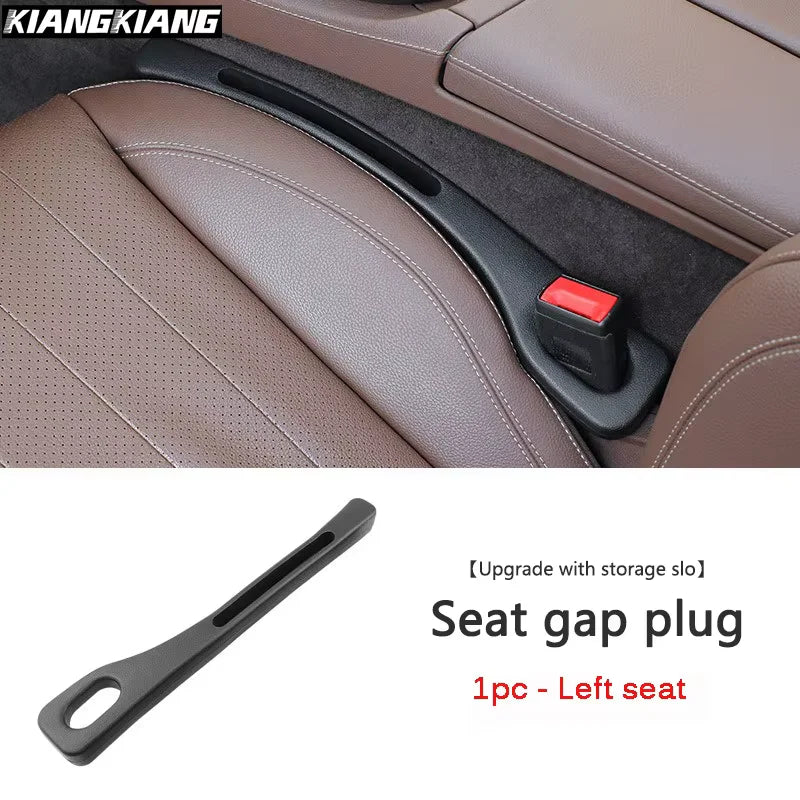 Car Seat Gap Filler, Universal Fit, Black or Brown