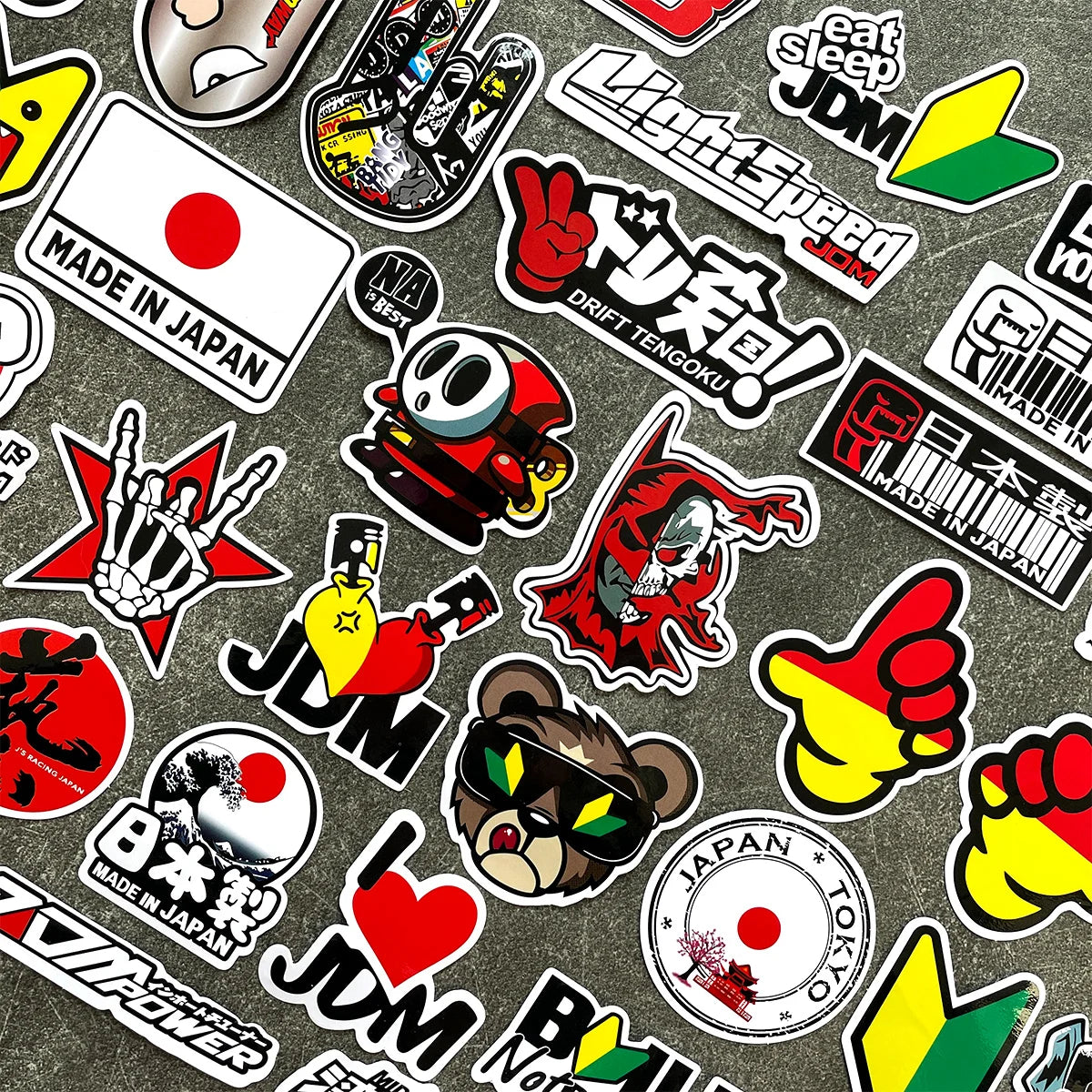 40-Piece JDM Vinyl Sticker Pack for Motorcycles & Cars - image 11
