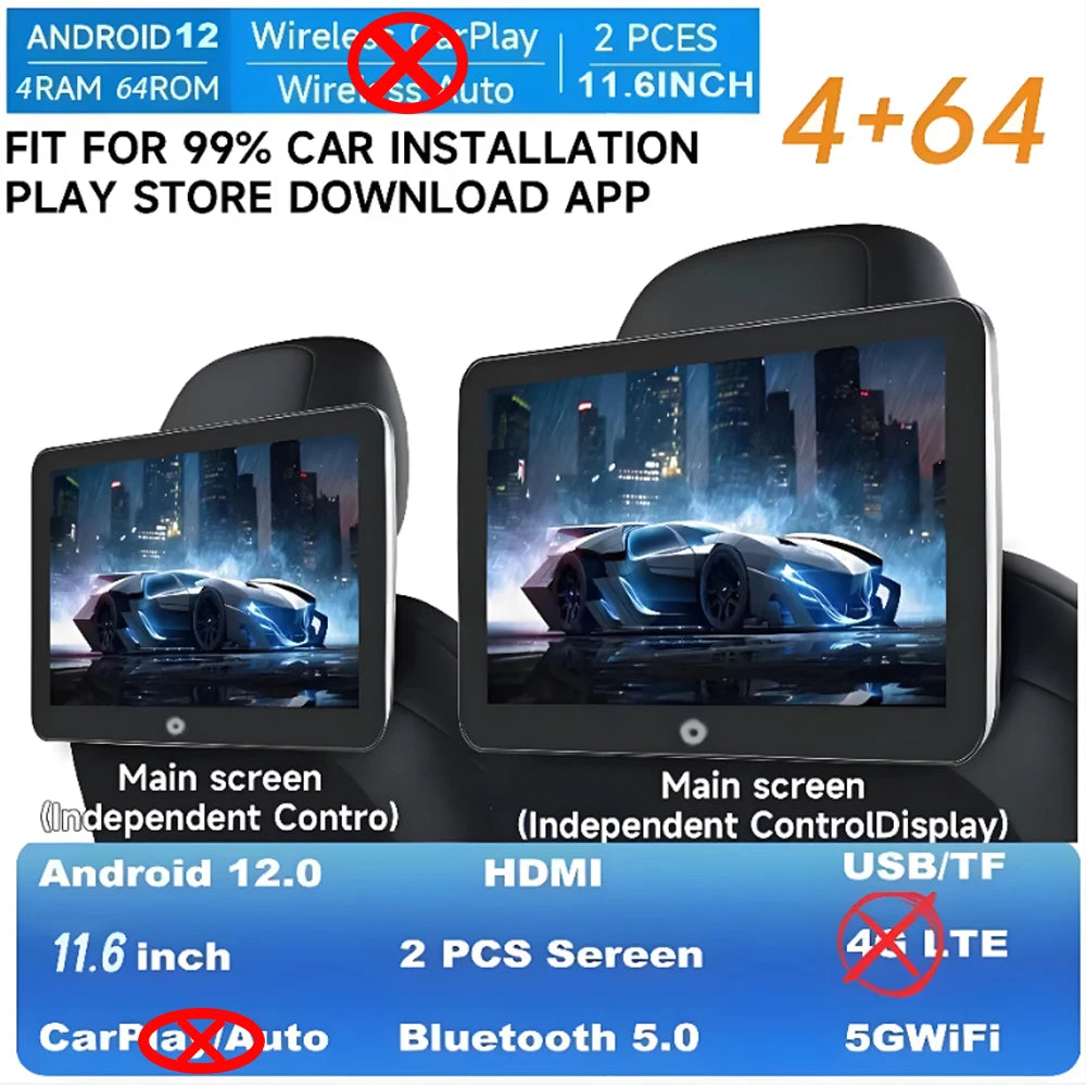 10.1" Tesla Style Android Car Stereo Wireless CarPlay Android Auto - image 9