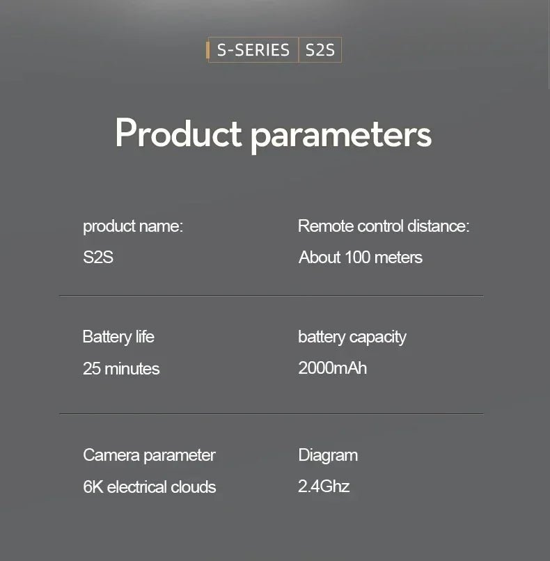S2S 8K Foldable Drone - Dual Camera, Brushless, Obstacle Avoidance - image 19