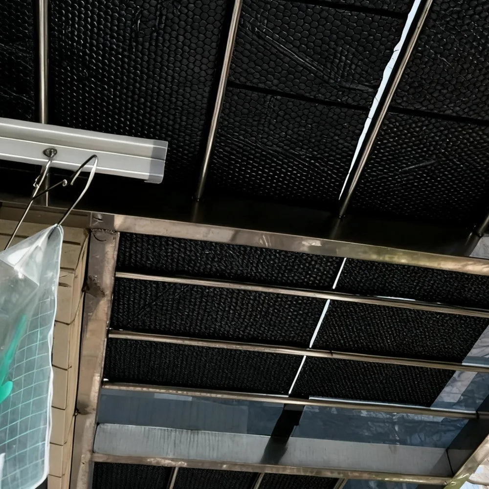 Butyl rubber sound deadener sheets, car noise insulation with aluminium facing