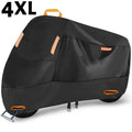 Motorcycle Cover Outdoor Waterproof Motorcycle Tarpaulin Thickened Polyester UV Protective Cover for Motorcycle Scooters