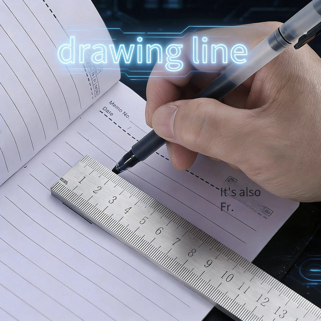 Tempered 5mm Stainless Steel Ruler – Multi-Purpose Scale