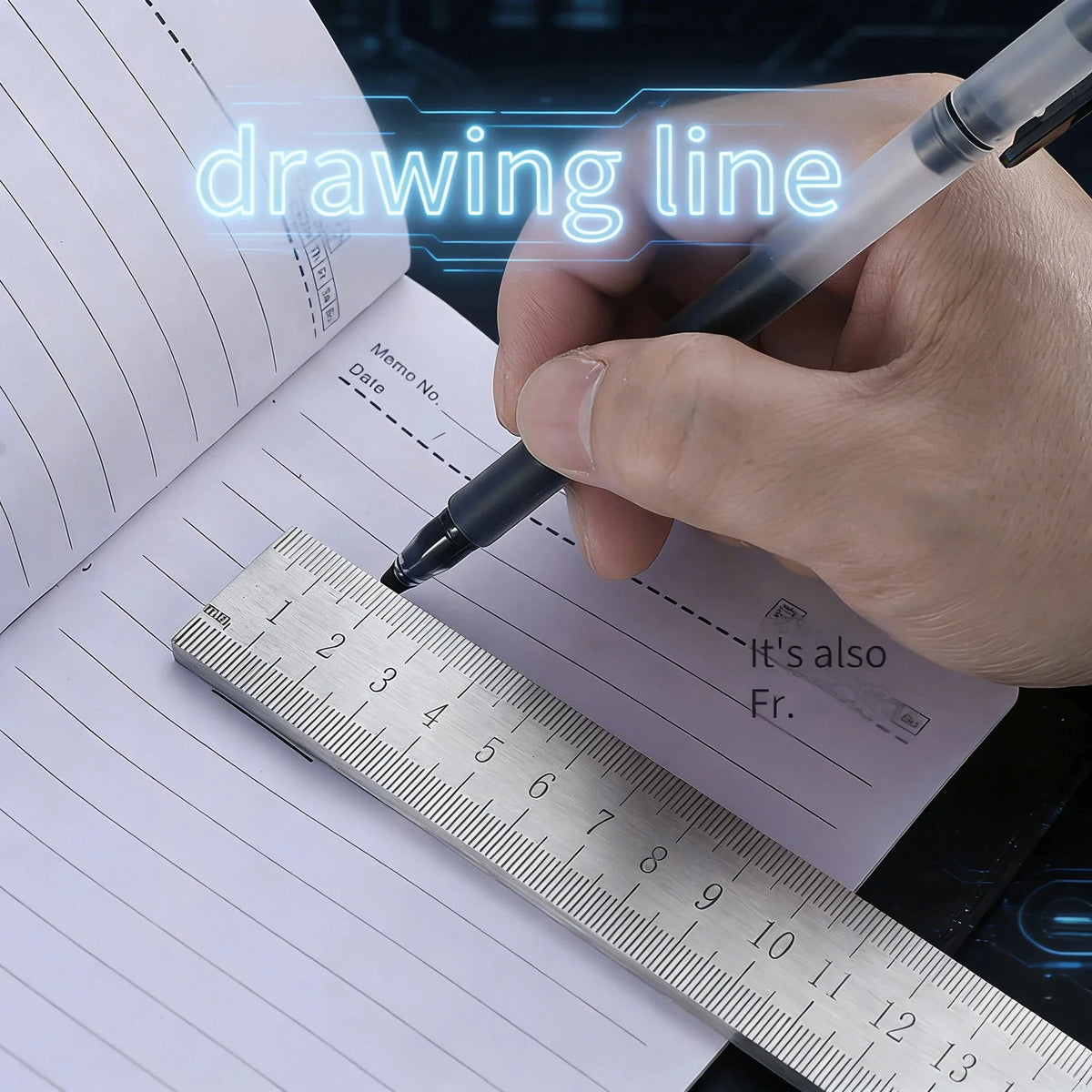Tempered 5mm Stainless Steel Ruler – Multi-Purpose Scale