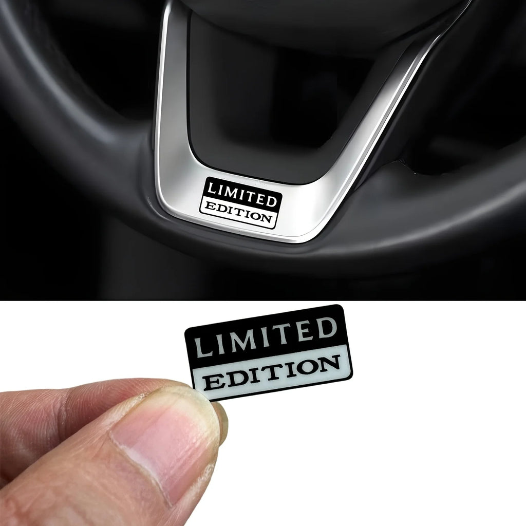4pc Limited Edition Emblem Decals for Car, Motorcycle and Helmet