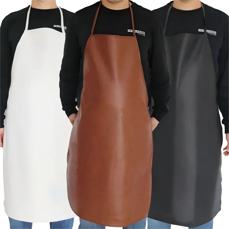 97×65CM Leather Welding Apron Polyurethane Equipments Welder Thermal Insulation Protection Wears Welding Protective Aprons