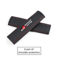 PU Leather Car Headrest Pillow Seatbelt Shoulder Pad For Toyota GR Sport GAZOO RACING Yaris Hil Corolla Car Accessories
