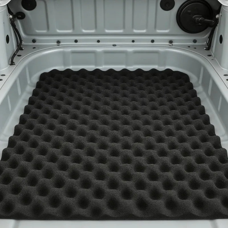 Self adhesive car sound insulation foam, hood and panel noise deadening mat