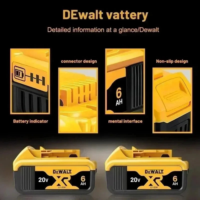 Replacement for DEWALT 20V 6Ah Lithium Battery (DCB200) - image 6