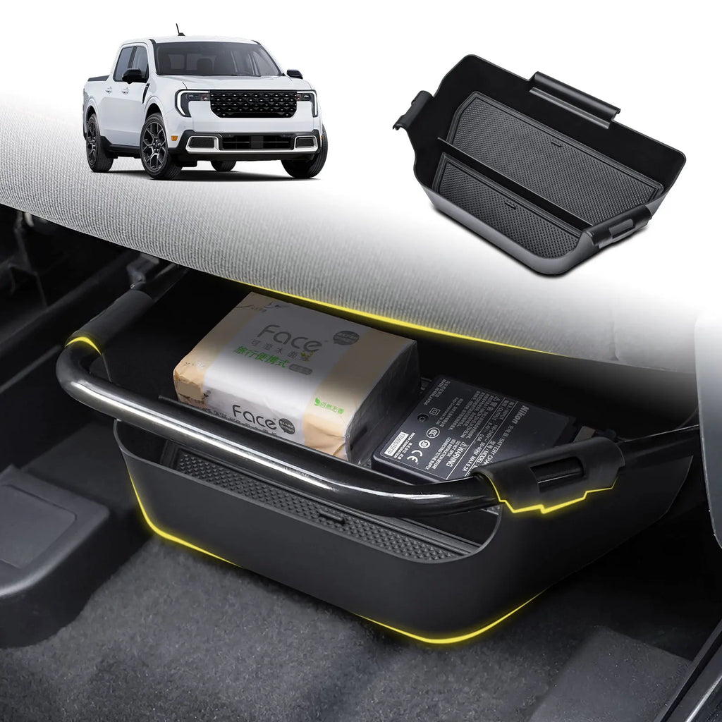 Under Seat Storage Tray for Ford Maverick 2022-2026 Manual Seats