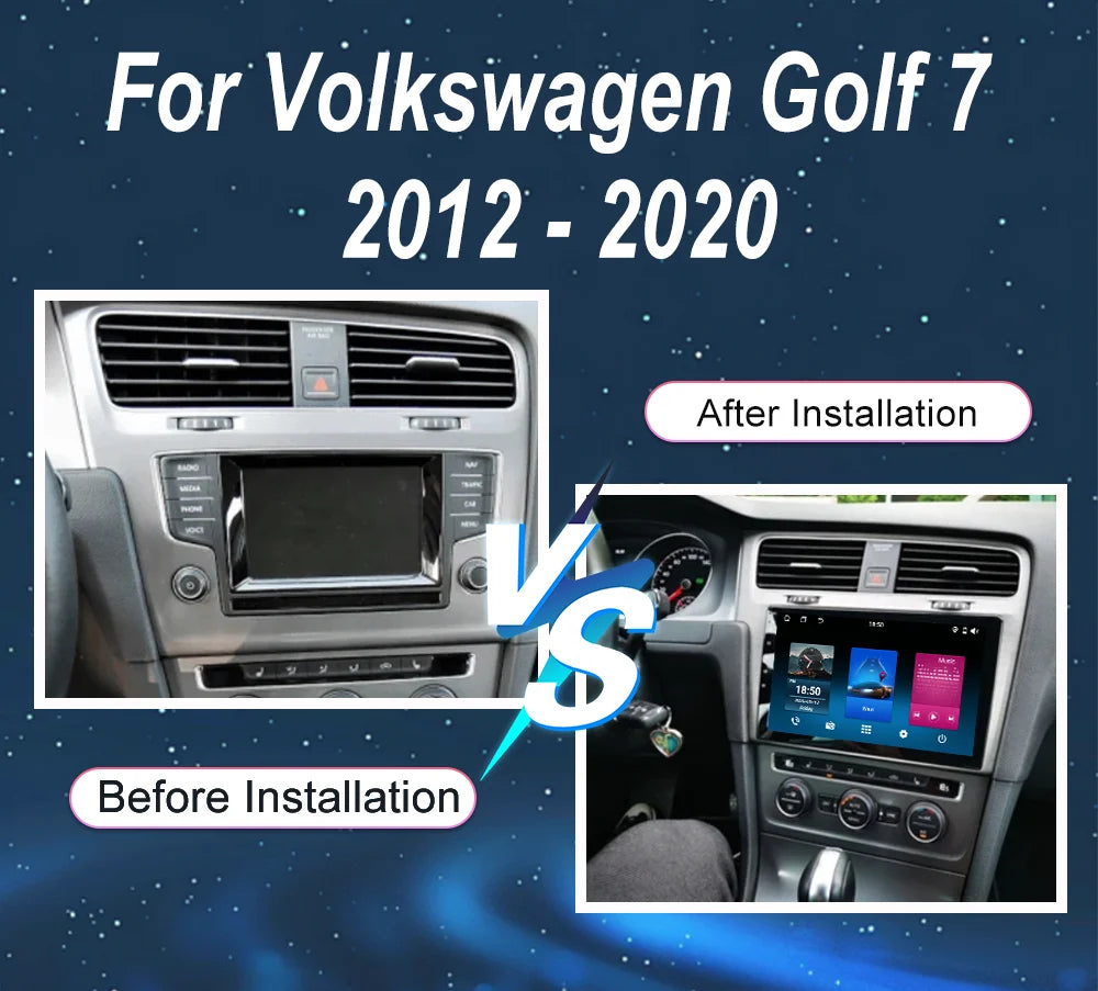 Volkswagen Golf 7 Android Stereo with GPS & CarPlay - image 2