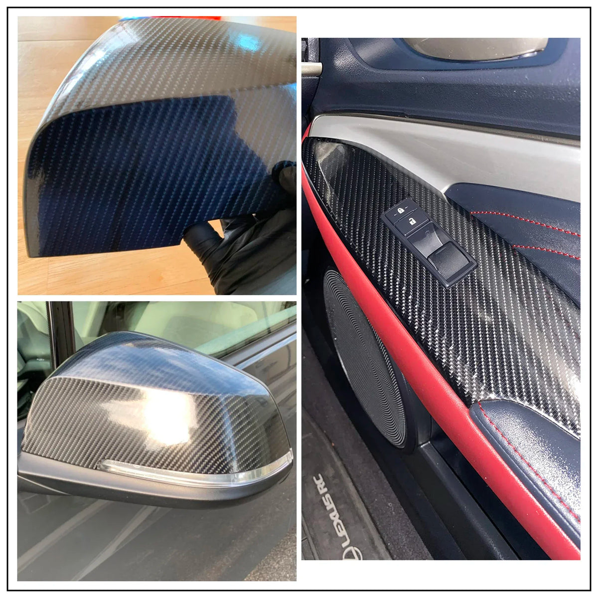 Glossy Carbon Fiber Vinyl Wrap – Bubble-Free, Easy DIY Install - image 5