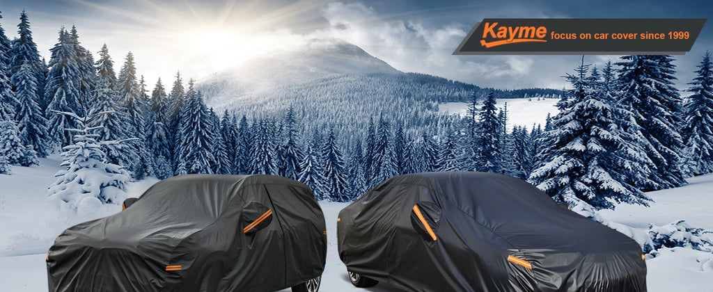 Kayme 210T Zippered Waterproof Car Cover, All-Weather - image 6