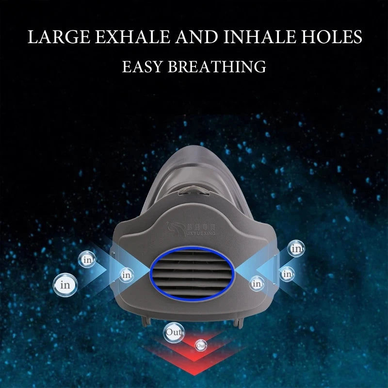 Reusable Dust Respirator Mask with Cotton Filters