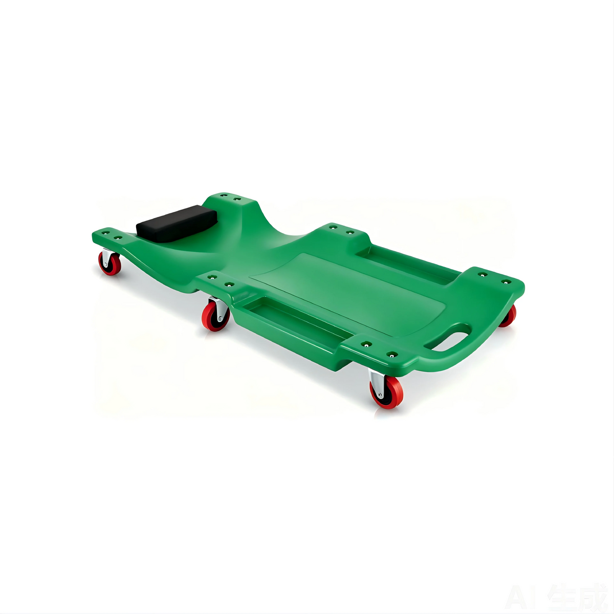 40 Inch 6-Wheel Heavy Duty Mechanic Creeper Ergonomic Rolling Board with Tool Groove