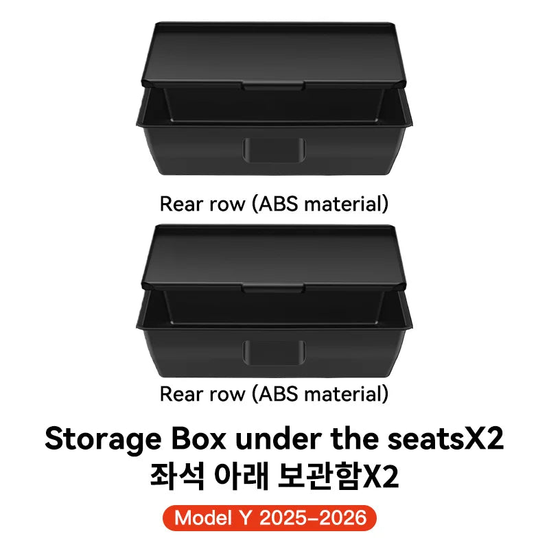 Under Seat Storage Drawer for Tesla Model Y Juniper 2025-2026