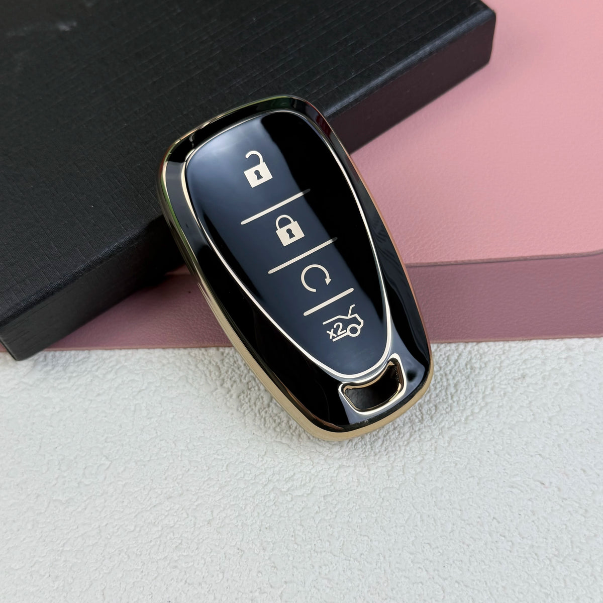 TPU Key Fob Cover for Chevy Malibu, Camaro, Equinox & More 2017-2019