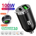 Dual USB Car Charger 30W Type-C & USB Fast Charging Adapter - image 17