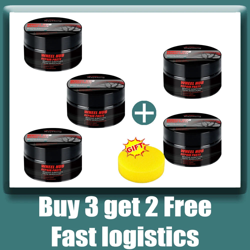Wheel Rim Scratch Repair Paste – Black & Silver Car Touch Up - image 11