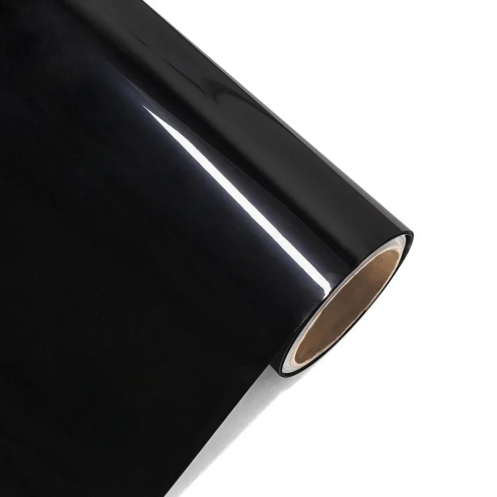 Glossy Black Car Vinyl Wrap Film – Protective Self-Adhesive PVC Decal - image 3