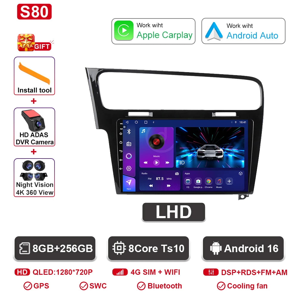 Android Car Stereo for VW Golf 7 MK7 GTI (2012-2021) - 9" Touchscreen - image 20