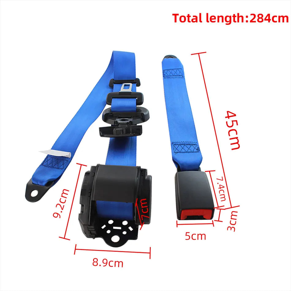 Afarnova Retractable 3-Point Lap Seat Belt for Cars & Buses - image 26