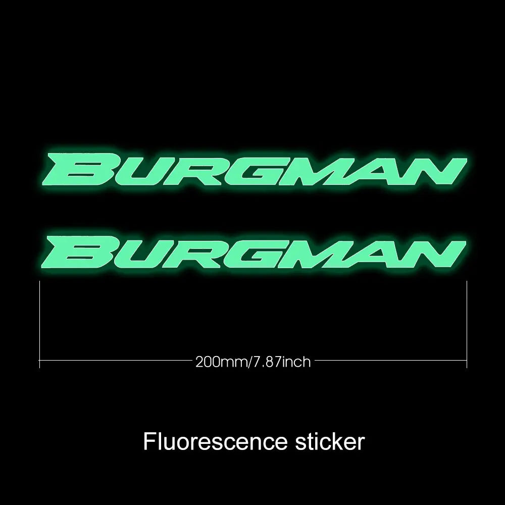 Glow Motorcycle Decals for Suzuki Burgman 125, 250, 400 and 650 - view 10