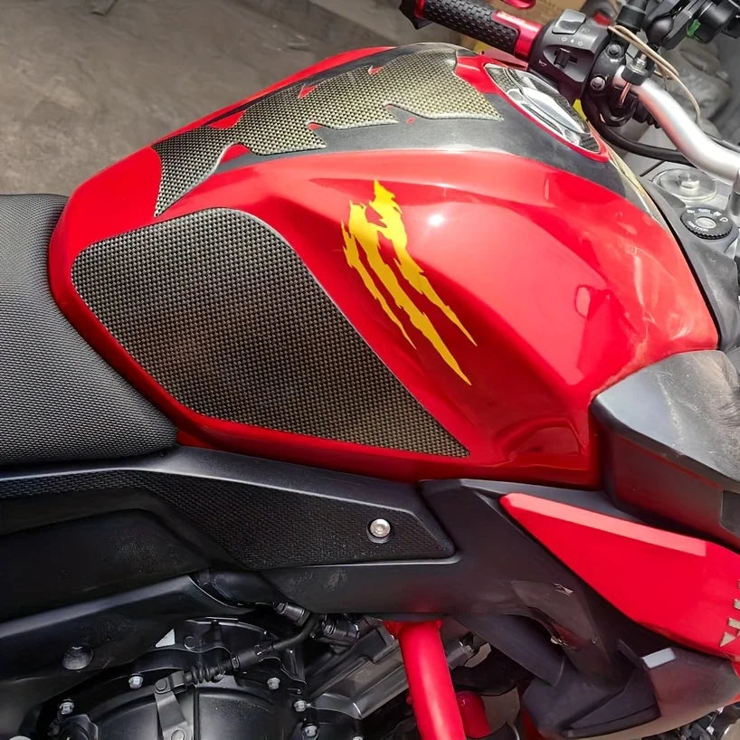 2pc Monster Claw Reflective Scratch Decals for Motorcycle and Helmet - view 5