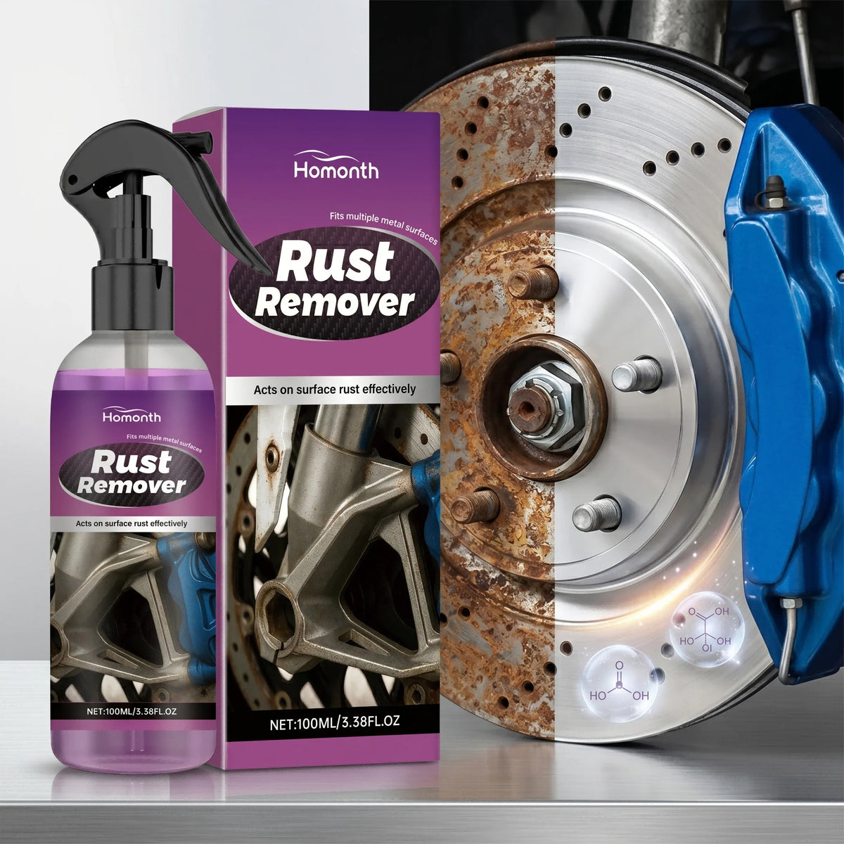 Rust Remover Spray 100ml for Cars – Auto Corrosion Cleaner