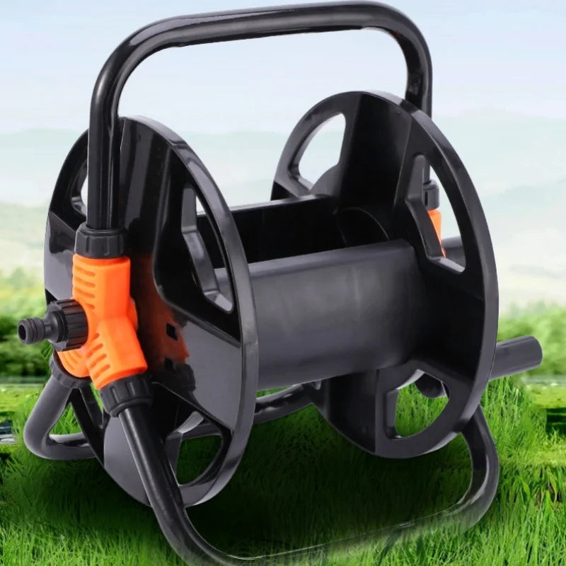 DIY Hose Reel Portable Water Pipe Storage Rack Single Arm Pipe Coiler Garden Supplies