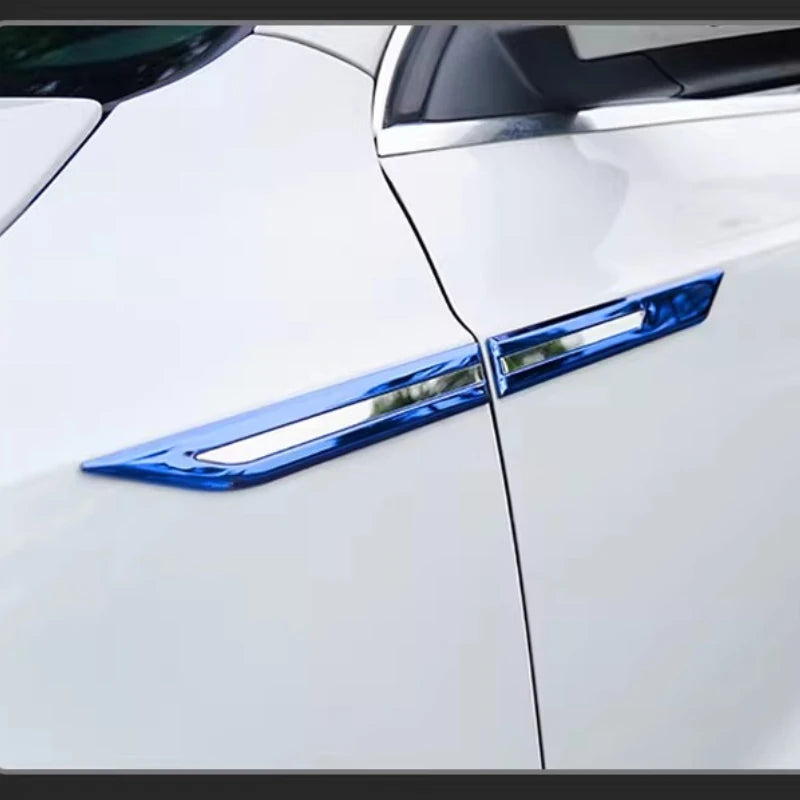 Blade Style Fender Side Trim Sticker Set for Car Exterior