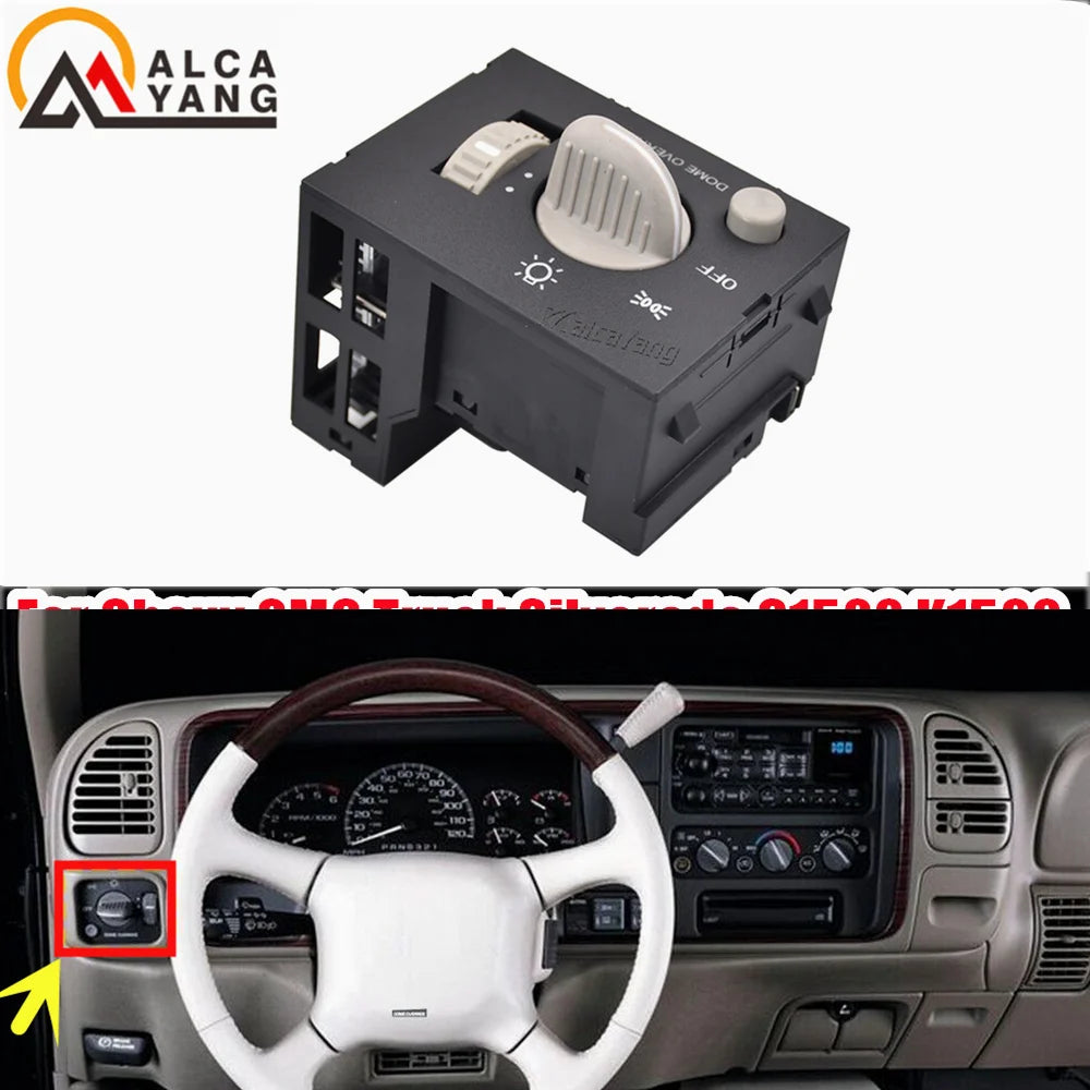 Headlight Dimmer Switch Replacement for Chevy GMC 1995-2000 - image 2