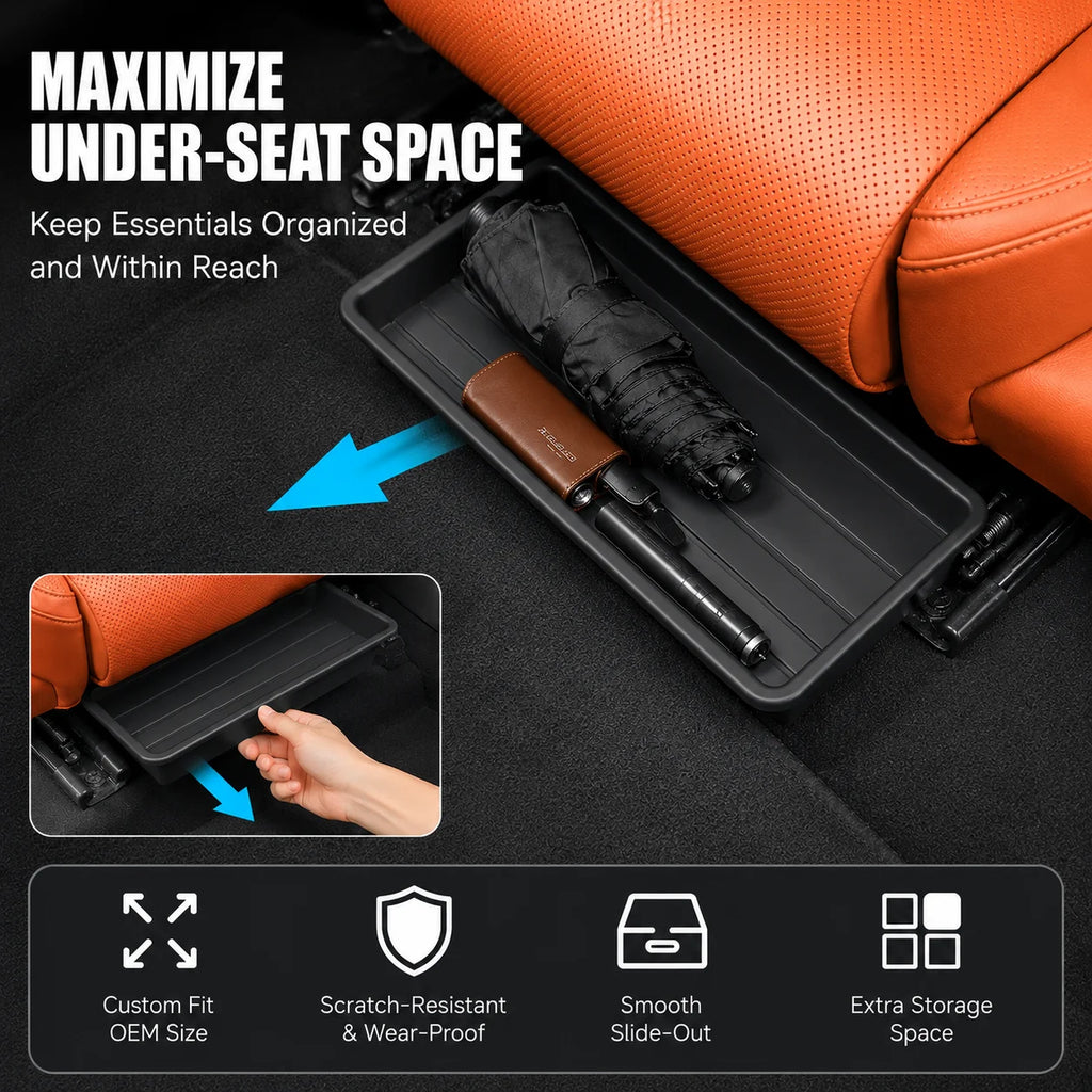 Under Seat Pull-Out Storage Drawer