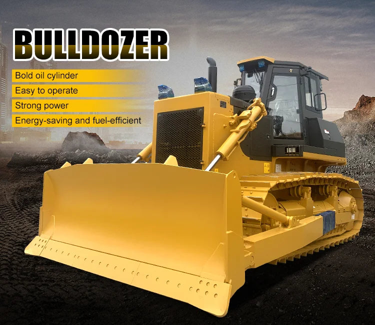 175kW Crawler Dozer Bulldozer for Road Building and Earthmoving - view 8