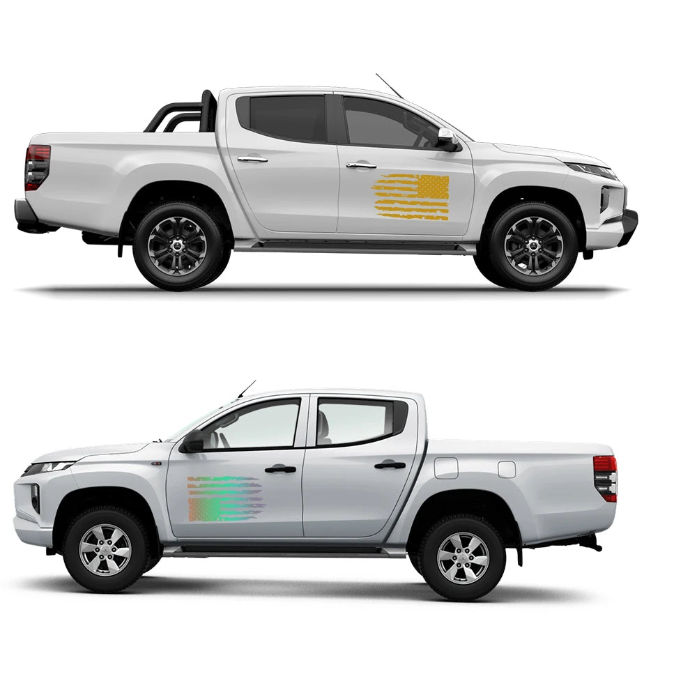 USA Flag Decal for Pickup Trucks