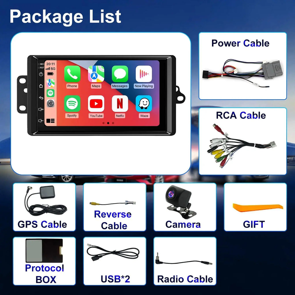 Android 13 Car Stereo for Chevy GMC | 7-inch Touchscreen with CarPlay - image 22