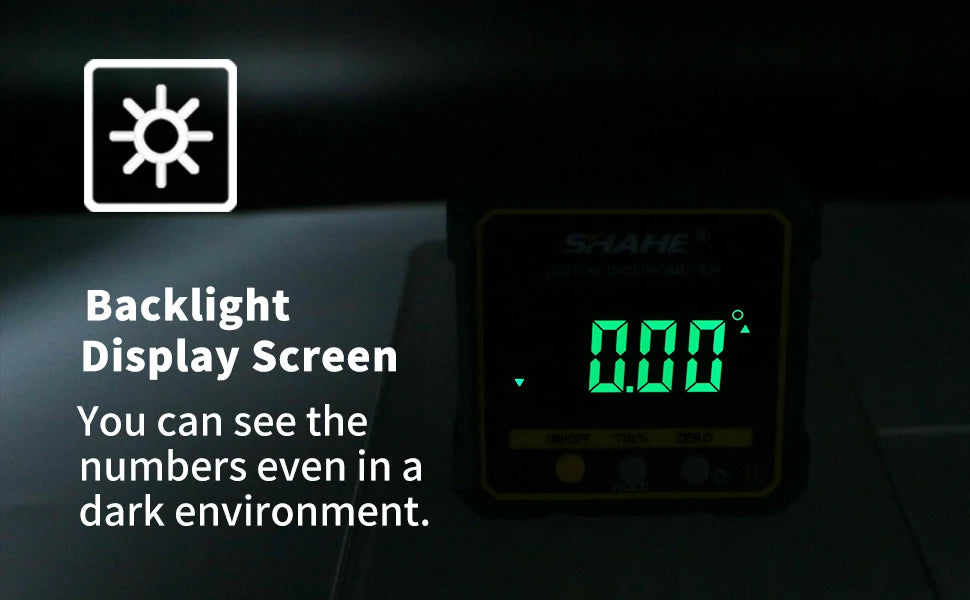 Digital Angle Gauge Magnetic Protractor Inclinometer with Backlight - image 8