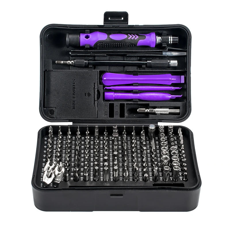 170-in-1 Magnetic Screwdriver Bit Set Torx Phillips Phone PC Repair Kit - image 6