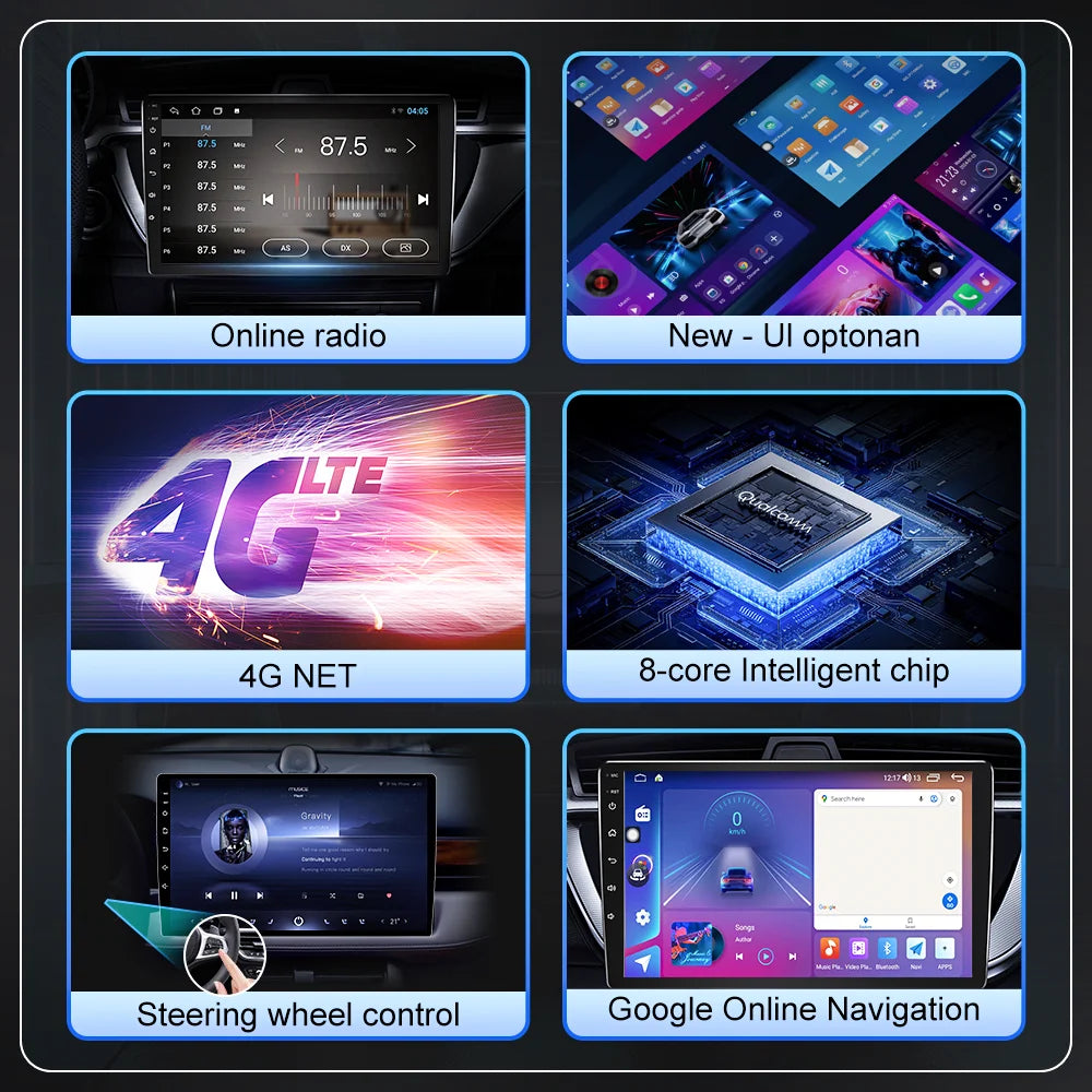 9.7" Android Car Multimedia Player GPS for Hyundai Azera - image 5