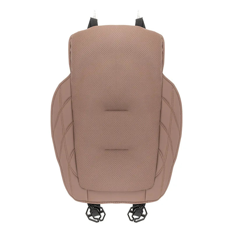 Synthetic Leather Car Seat Cushion with Lumbar Section