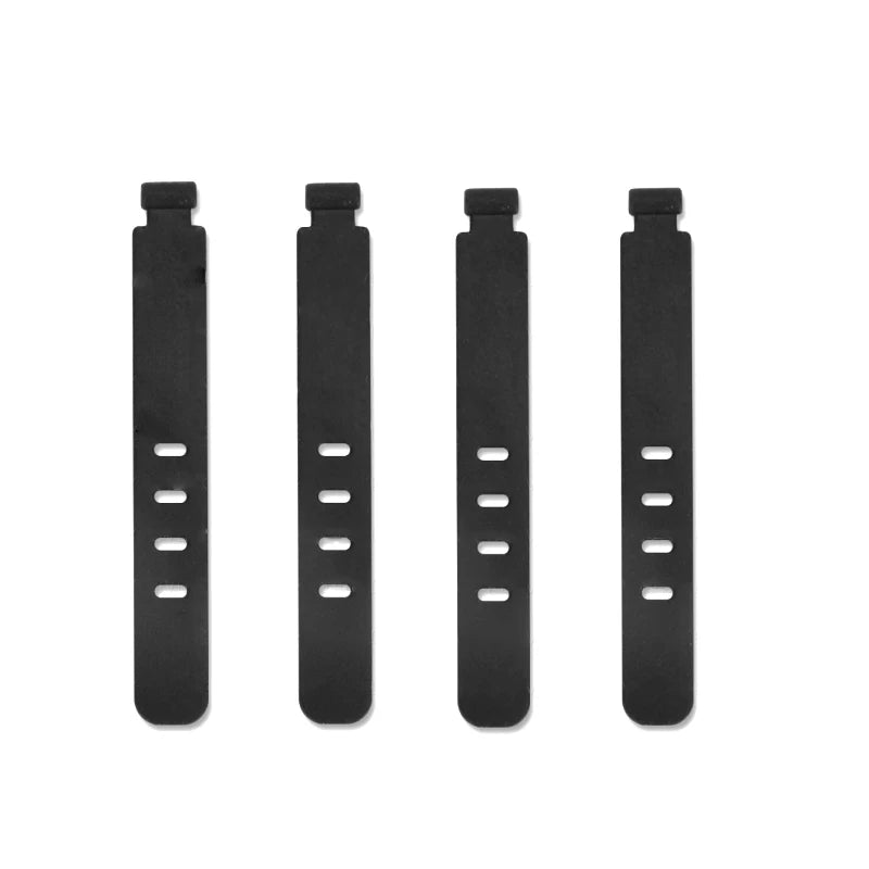 Reusable Silicone Cable Tie Straps, 4/12/20 Pack
