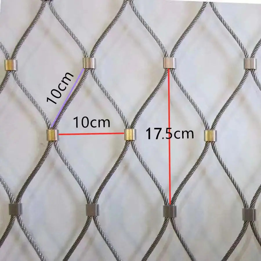 304 Stainless Steel Wire Rope Anti-Fall Safety Mesh - image 13