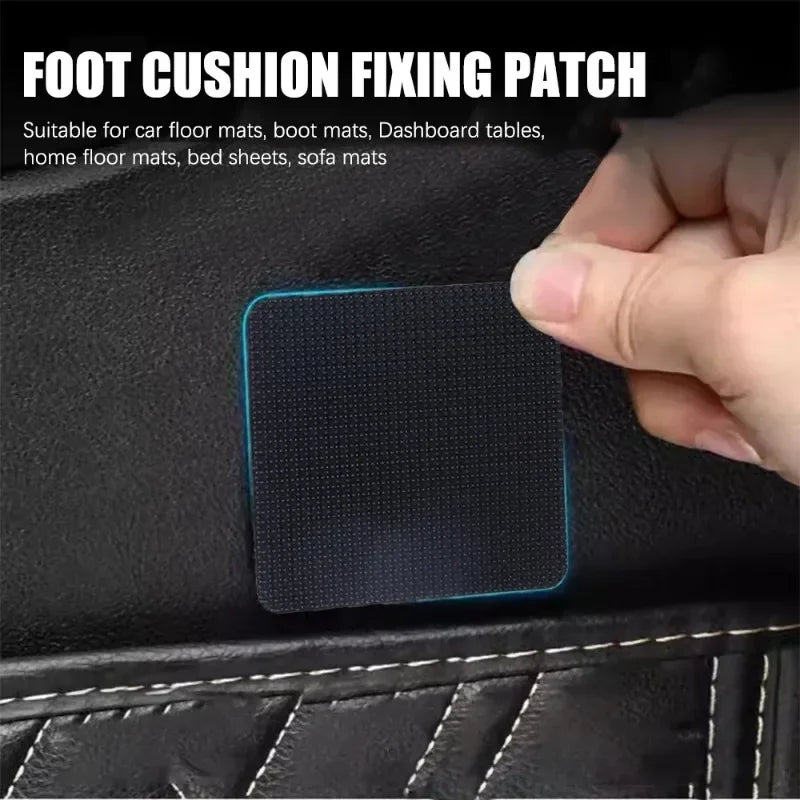 Hook-and-Loop Floor Mat Fixing Stickers, 1 to 25 Pairs