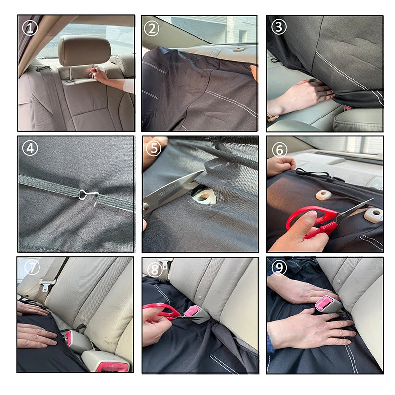 Baja Blanket Car Seat Cover Set with Steering Wheel Cover