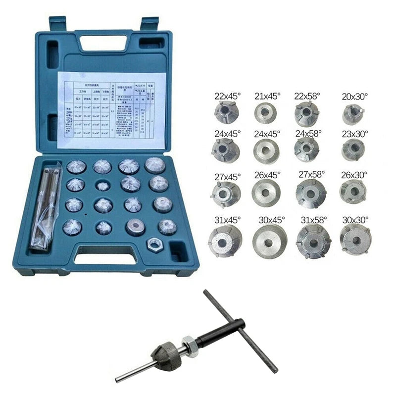 Motorcycle Valve Seat Reamer Repair Tool Kit for Honda Suzuki - image 2