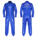 Water Resistant Coveralls for Men with Turn-Down Collar And Elastic Back Design Professional Work Waterproof Jumpsuit