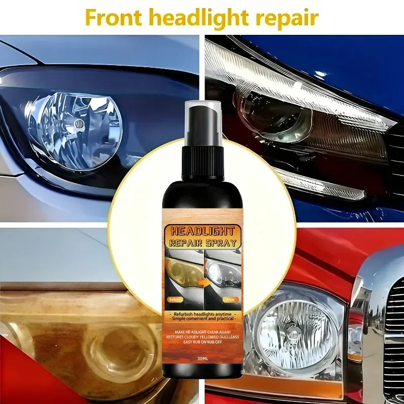 Headlight Restoration Polishing Kit for Yellowed Lenses