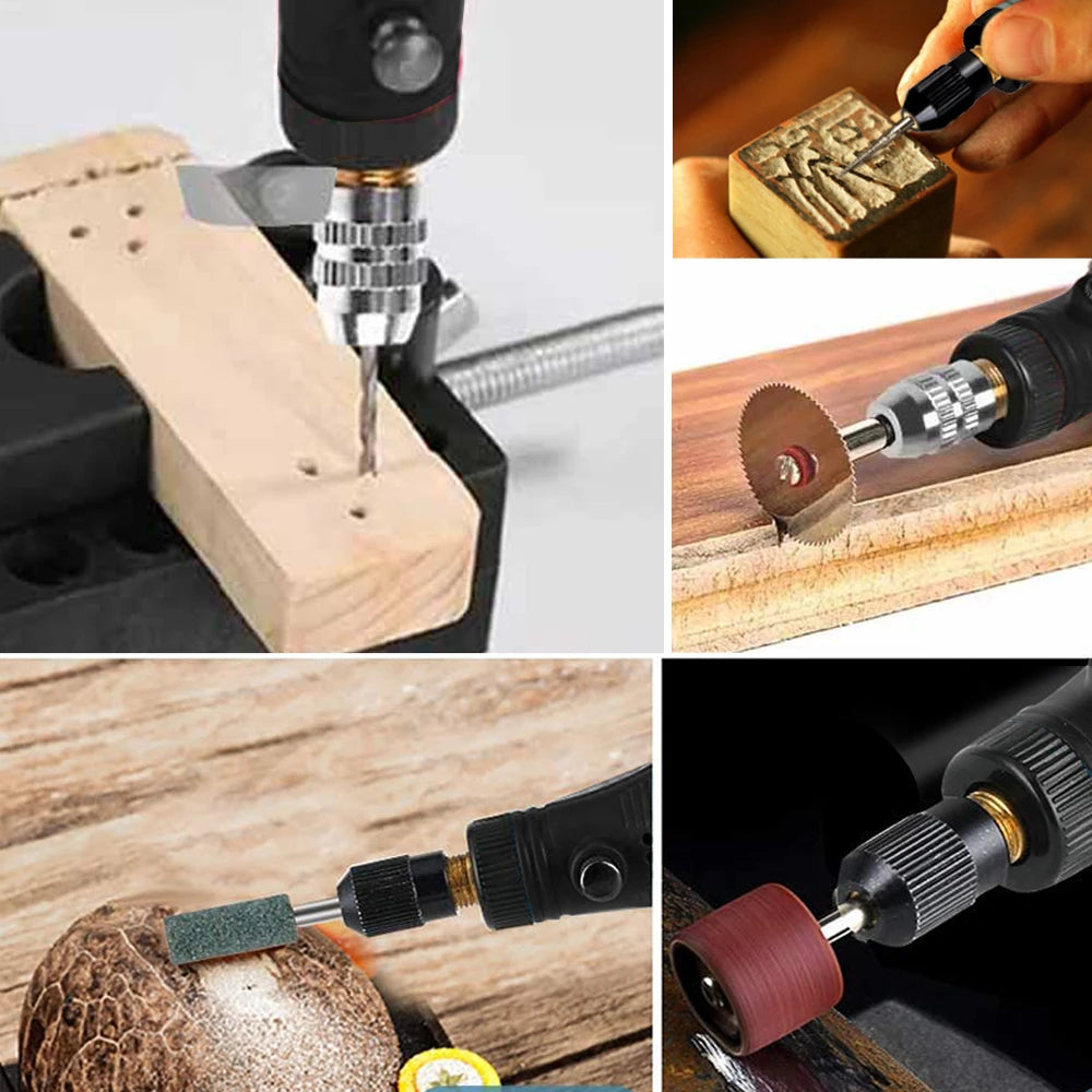 USB Cordless Rotary Tool Kit - Jewelry, Wood, Metal & Glass Engraving - image 12